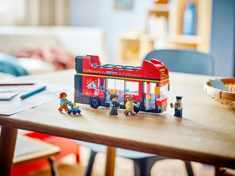 LEGO CITY Red Double-Decker Sightseeing Bus 60407