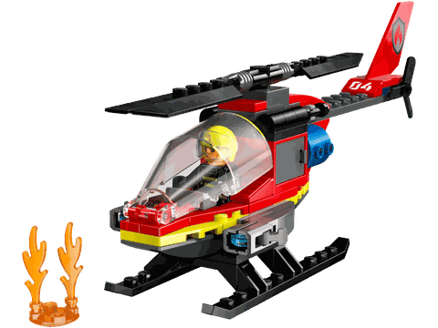 Lego Fire Rescue Helicopter 60411