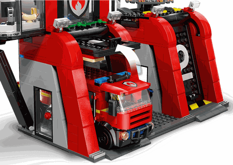 Lego Fire Station with Fire Truck 60414