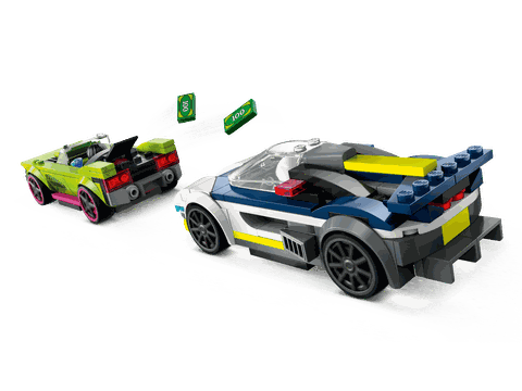 Lego Police Car and Muscle Car Chase 60415