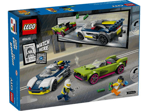Lego Police Car and Muscle Car Chase 60415