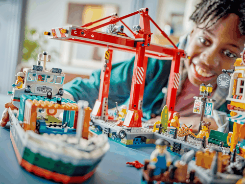 Lego Seaside Harbor with Cargo Ship 60422