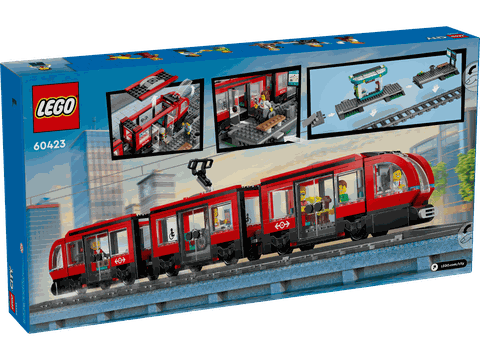 Lego Downtown Streetcar and Station 60423