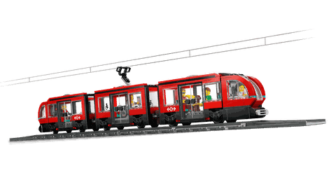 Lego Downtown Streetcar and Station 60423