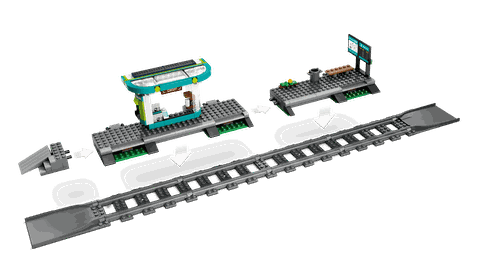 Lego Downtown Streetcar and Station 60423