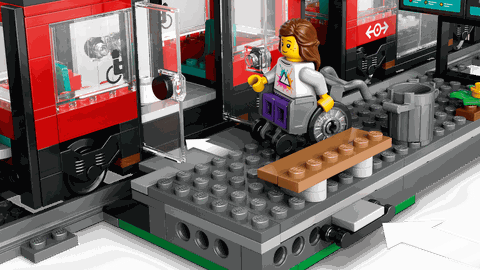 Lego Downtown Streetcar and Station 60423