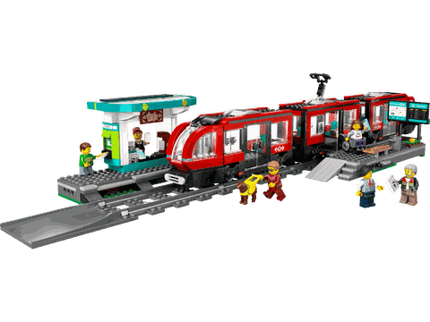 Lego Downtown Streetcar and Station 60423