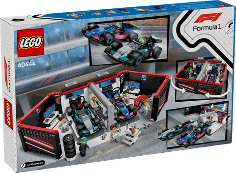 Lego F1® Garage & Mercedes-AMG & Alpine Cars 60444