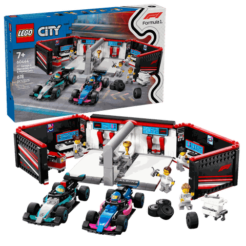 Lego F1® Garage & Mercedes-AMG & Alpine Cars 60444