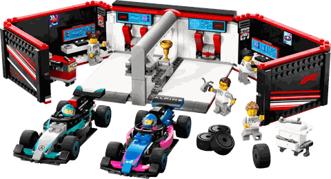 Lego F1® Garage & Mercedes-AMG & Alpine Cars 60444