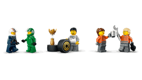 Lego F1® Truck with RB20 & AMR24 F1® Cars 60445
