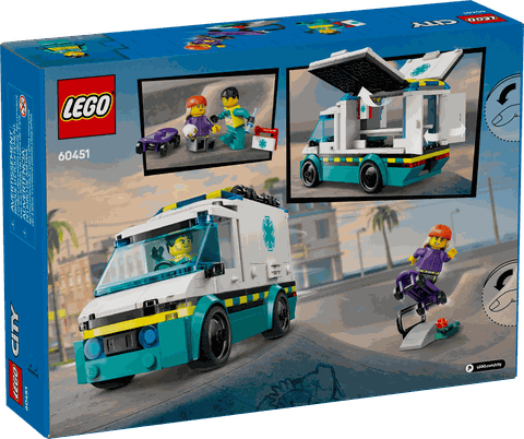 Lego City Emergency Ambulance 60451