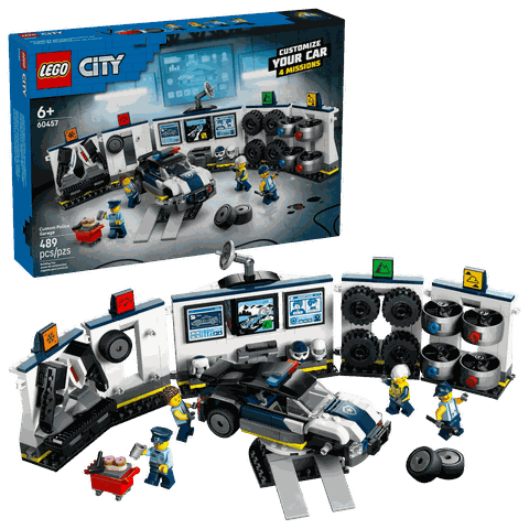 Lego Custom Police Car Garage 60457