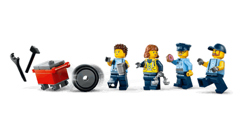 Lego Custom Police Car Garage 60457