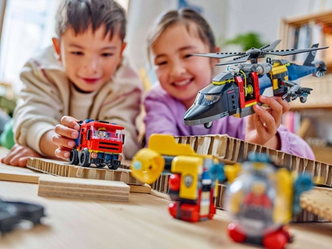 Lego Helicopter, Fire Truck & Submarine Remix 60462