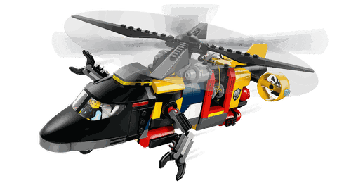 Lego Helicopter, Fire Truck & Submarine Remix 60462