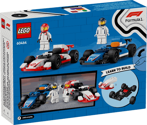 Lego F1® Williams Racing & Haas F1® Race Cars 60464