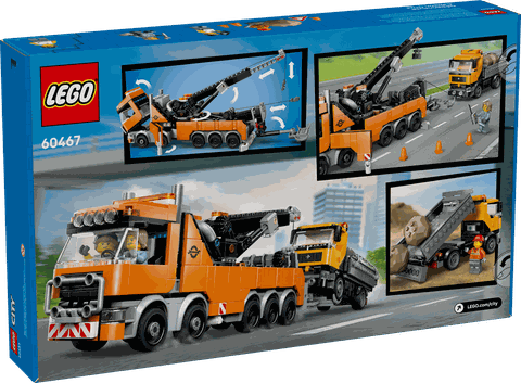 Lego Heavy-Duty Recovery Tow Truck with Crane 60467