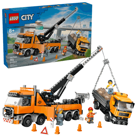 Lego Heavy-Duty Recovery Tow Truck with Crane 60467
