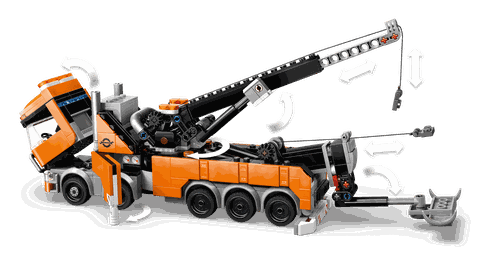 Lego Heavy-Duty Recovery Tow Truck with Crane 60467