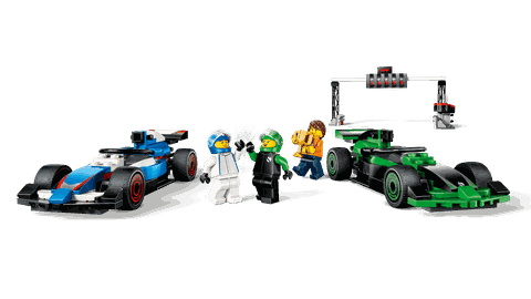 Lego F1® Grid with VCARB & Sauber Race Cars 60474