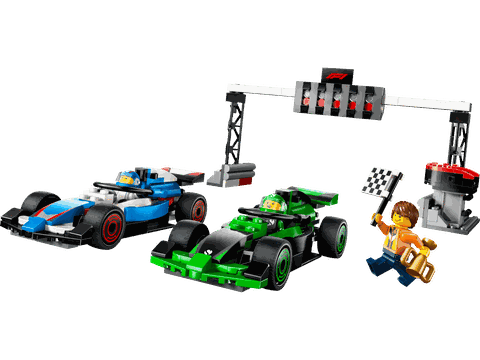 Lego F1® Grid with VCARB & Sauber Race Cars 60474