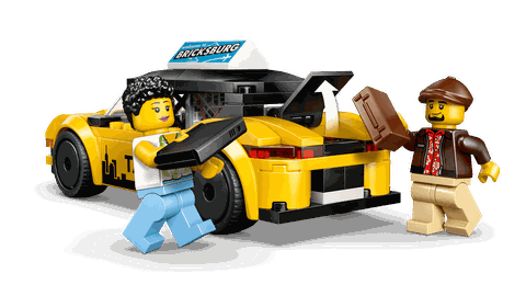 Lego City Yellow Taxi 60487