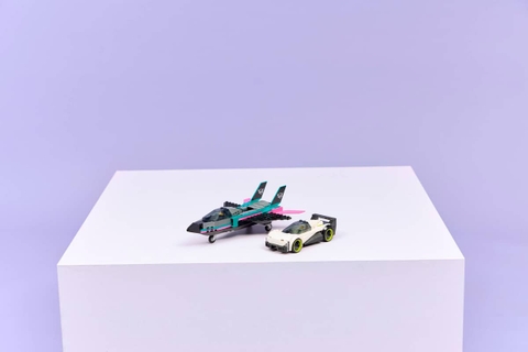Lego City Jet vs. Car 60489