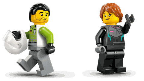 Lego City Jet vs. Car 60489