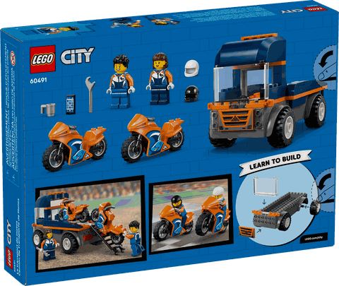 Lego City Motorcycle Transporter 60491