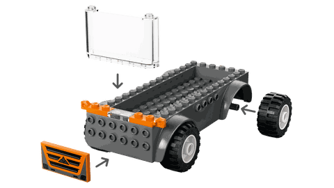 Lego City Motorcycle Transporter 60491