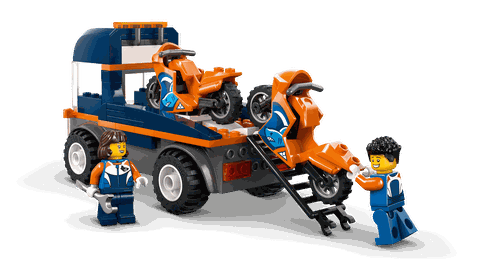 Lego City Motorcycle Transporter 60491