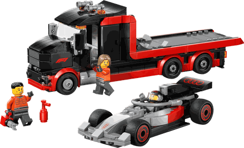 Leog City F1® Display Truck with Audi F1® Race Car 60493