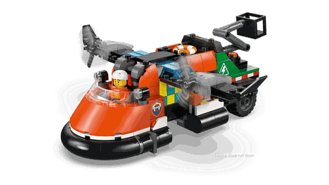 Lego City Airplane, Service Truck & Hovercraft Remix 60505