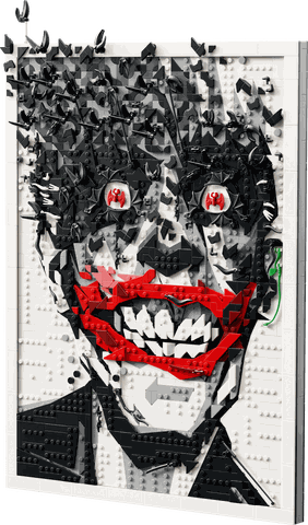 Lego Art The Joker™ Wall Art Comic Cover 67012