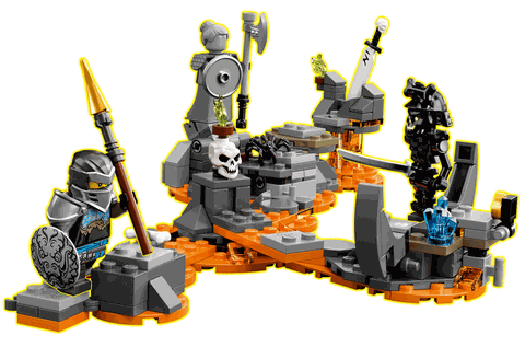 Lego Ninjago Skull Sorcerer's Dragon 71721
