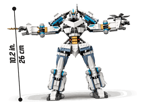 Lego Ninjago Zane's Titan Mech Battle 71738