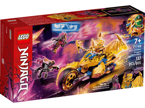 Lego Ninjago Jay's Golden Dragon Motorbike 71768