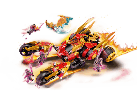 Lego Ninjago Kai’s Gold Dragon Raider 71773