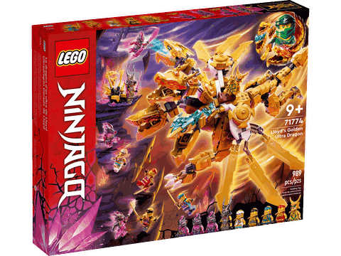Lego Ninjago Lloyd's Golden Ultra Dragon 71774