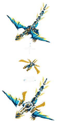 Lego Ninjago Elemental Dragon vs. The Empress Mech 71796