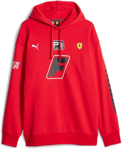 Puma x Ferrari Race Garage Crew Hoodie - Rosso Corsa
