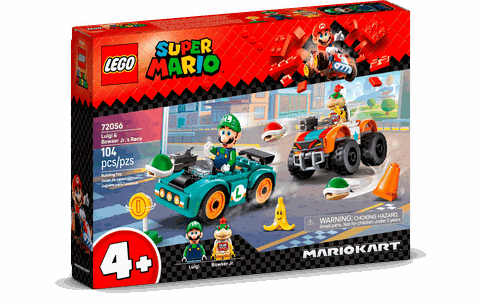 Lego Luigi & Bowser Jr.'s Race 72056