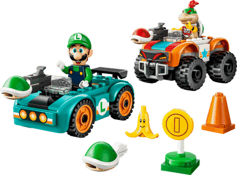 Lego Luigi & Bowser Jr.'s Race 72056