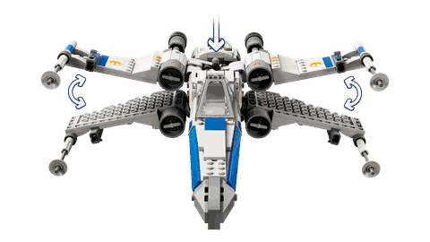 LEGO Star Wars New Republic X-Wing Starfight 75460