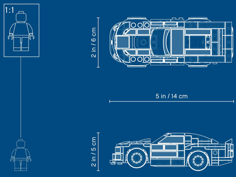 LEGO Speed Chevrolet Camaro ZL1 Race Car 75891