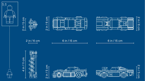 LEGO Speed 2018 Dodge Challenger SRT Demon and 1970 Dodge Charger R/T 75893