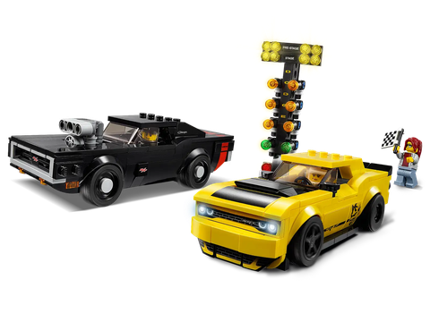 LEGO Speed 2018 Dodge Challenger SRT Demon and 1970 Dodge Charger R/T 75893