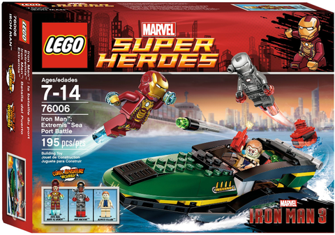 LEGO Iron Man Seaport Battle 76006