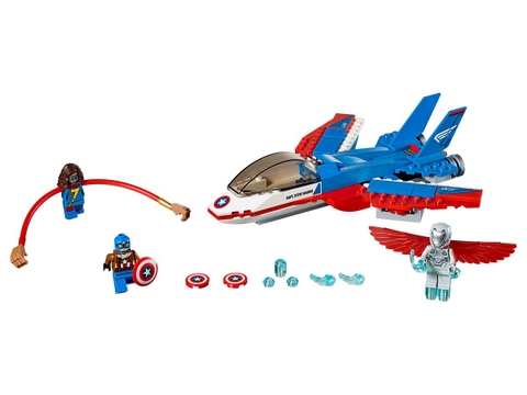 Lego Marvel Captain America Jet Pursuit 76076